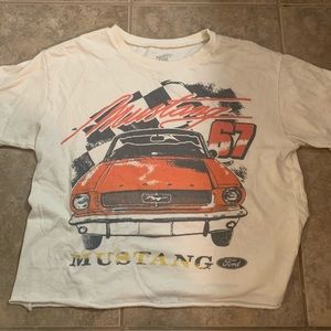 cropped american eagle t shirt